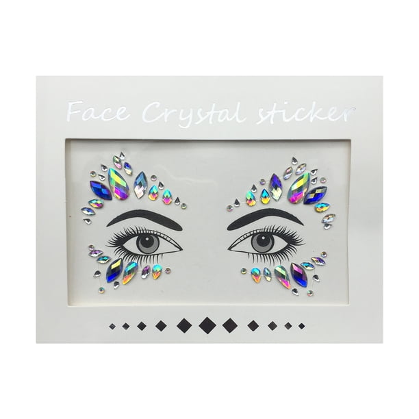 Ganfancp Nueva Pegatina Cara Acrílico Rhinestone Resina Ambiental Pegatina Cara Rhinestone Rebajas Hoy Liquidación 1* Parche de Diamante de Resina
