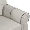 thumbnail image 6 of 58" W Sectional Sofa 2 Seat Couch, Mid-Century Sofa with PU Leather, Couches Sofas for Living Room Apartment Bedroom, Comfortable Small Couches for Small Spaces, 6 of 8