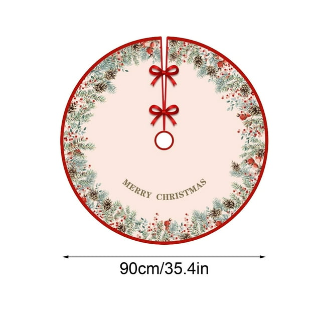 Bed Pillows Christmas Tree Skirt Christmas Decorations Velvet Christmas Tree Skirt