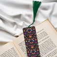 thumbnail image 6 of Kdxio Colorful Floral2 Print Metal Tassel Bookmarks,Perfect Gift for Art Lovers and Bookworms Metal Bookmarks for Women, 6 of 8