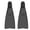 Black size M, variant on Flexible Swimming Training Fin Swim Flippers Travel Size Swim Fin for Women Kid Snorkeling Diving Swimming Pool