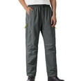 thumbnail image 1 of Pantalon Droit Décontracté pour Hommes pour Travail Randonnée Extérieure Usage Quotidien Confortable Durable Tissu Imperméable avec Poches Fonctionnelles, 1 of 5