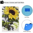 thumbnail image 4 of Allytech Slim Case for Samsung Galaxy Tab A 10.1" 2019 SM-T510 T515, PU Leather Folio Flip Multi Angle Viewing Stand Shockproof Cover for Samsung Galaxy Tab A 10.1 T510, Sunflower, 4 of 6