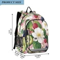 thumbnail image 2 of FORMRS Unisex School Backpack 17" Student Travel Bag with Laptop Compartment, Pink Raspberries, 2 of 7