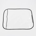 thumbnail image 2 of Anti-kick Mat PE Funda de asiento trasero transparente fácil de limpiar para automóvil (borde negro) Sywqhk Accesorios para autos y motos, 2 of 8