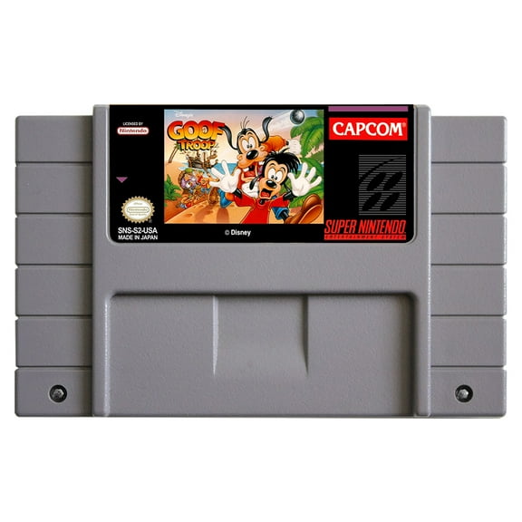 SNES Games Cartridge Goof Troop