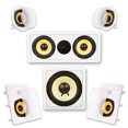 thumbnail image 1 of Acoustic Audio HD515 Flush Mount 5.1 Speaker System In Wall Ceiling and Sub Set, 1 of 5