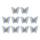 thumbnail image 1 of Parches de mariposa Uxcell para planchar, parche de reparación bordado para mochilas, ropa, zapatos, azul claro, 1 of 6