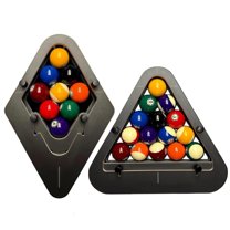 Precision-Engineered Professional Billiard Rack System That Eliminates Gaps, Wood Billiard 8-Ball/9-Ball Pro Triangle/Diamond Pool Ball Racks, for Tournament Play (8-Ball and 9-Ball PRO)