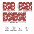 thumbnail image 4 of Haosy Satin Pillowcase for Hair and Skin Standard Cooling Silk Pillow Case with Envelope Closure Christmas Wreath Rabbit Snow 20"x26", 4 of 9