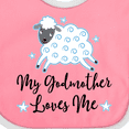 thumbnail image 4 of Inktastic Godmother Godson Lamb Boys Baby Bib, 4 of 4