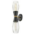 thumbnail image 4 of 83902BK Lark Livie - 20W 2 LED Wall Sconce In Modern Style-22 Inches Tall and 5 Inches Wide-Black Finish, 4 of 18