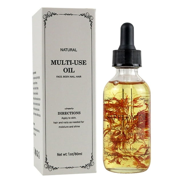 Fiudx Aceite de Flor Roja, Aceite de Masaje de Flores Secas Naturales, Aceite Vegetal Nutritivo para El Cabello, Aceite Facial Hidratante, Relajación de Spa o Cuidado Diario, Experiencia de Aromatera