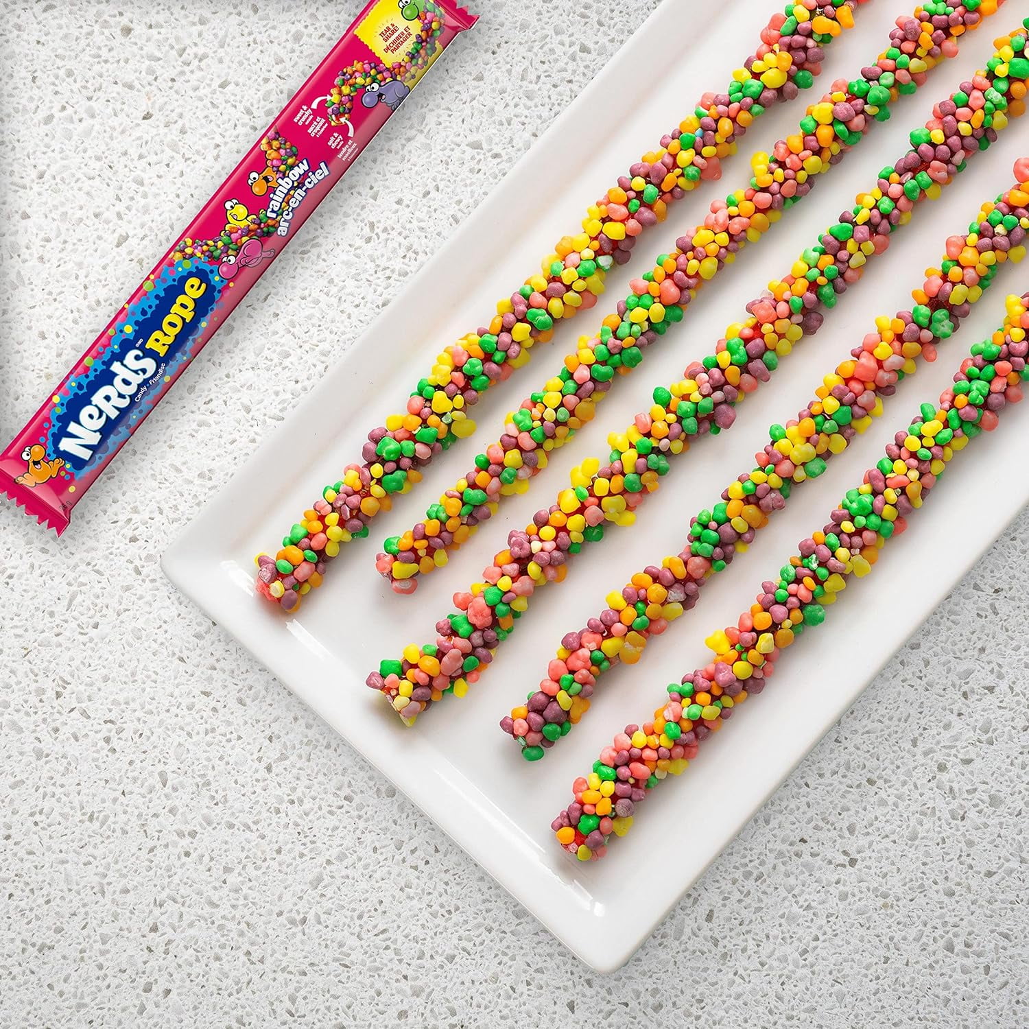 Nerds Rope Rainbow Candy, 0.92 Ounce Package, 24 Count, Pack of 1
