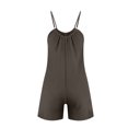 thumbnail image 7 of Leesechin Women's Jumpsuits Summer Casual Breathable Comfortable Sports Solid Color Camisole Jumpsuit Jumpsuit Shorts 2024 Clothes, 7 of 7
