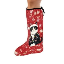 COEQINE Christmas Black Cat Leg Cast Cover Set of 2 Stretch Fabric Leg Cast Protector-S Outdoor Protection Leg Cover Short Foot Cast Cover Christmas Decorative Leg Plaster Cover