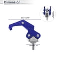 thumbnail image 4 of Gancho colgante para motocicleta, forma de garra, soporte para casco y equipaje para scooters y bicicletas, azul, longitud de 62mm, 4 of 7