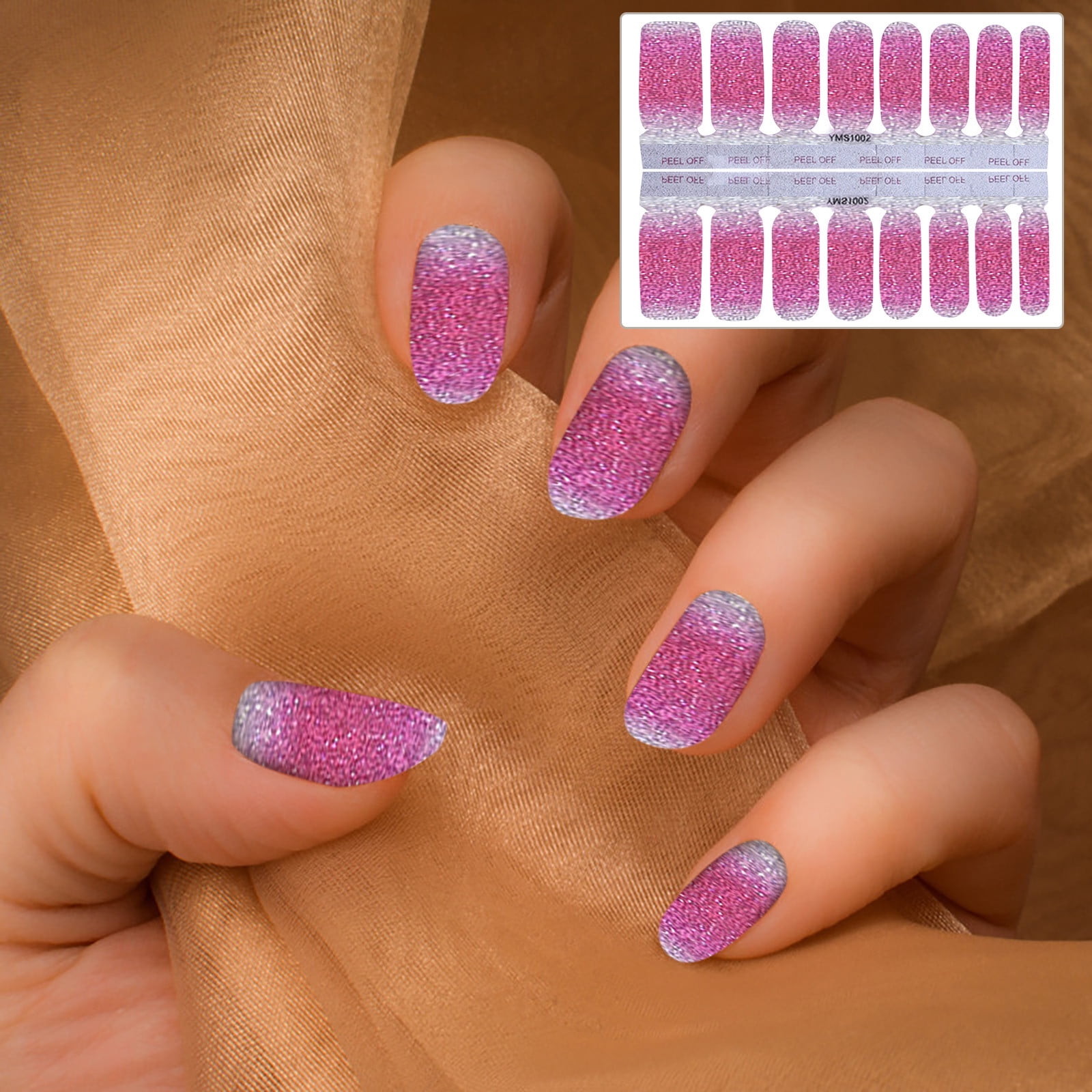 Nail Bling Stickers Cool Nail Stuff Fiberglass Nails Strips Nail Stamping Kits for Short Nails Nail Heart Stencils Cool Nails for Teenagers Kids Stickers 10-12 Polish Strips Petite Nail Decals Self