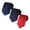 B, variant on Professional Look Men's Necktie Set - 3 Pack Classic Woven Stripe Jacquard Pattern in Comfortable Silk Polyester Material