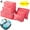 Pink, variant on PULLIMORE Travel Storage Bags Waterproof Mesh Packing Cube Luggage Organizer Pouch (Pink)