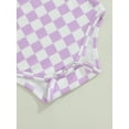 thumbnail image 7 of Bagilaanoe Newborn Baby Girl Boy Rompers Tops Checkerboard Print Long Sleeve Bodysuit 6M 12M 18M 24M Infant One Piece Jumpsuit, 7 of 7