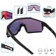 thumbnail image 3 of Gafas de ciclismo polarizadas con montura TR90 de 3 lentes intercambiables, 3 of 5