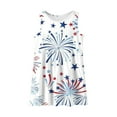thumbnail image 4 of TAIAOJING Toddler Baby Girls Floral Dress Summer Kids Fourth Of July Independent Day Star Stripes Prints Sleeveless Pockets Party Costome Princess Dresses For 9-10 Years, 4 of 4