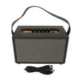 thumbnail image 3 of Altavoz al aire libre, altavoz Bluetooth vintage de cuero Altavoz inalámbrico portátil Altavoz Bluetooth Diseño elevado, 3 of 9