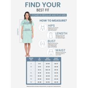 Casual Nights Women's Snap Front House Dress, Lightweight Short Sleeve Cotton-Poly Knit Duster Robe with Pockets, Mid-Calf, Striped Green Medium