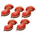 thumbnail image 1 of MasteelfCA 10pcs Chinese Style Coin Purse Shell Shape Bag Fashion Wallets Damask Candy Bag Storage Bag Holder Case, 1 of 5