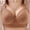 Khaki, variant on Bras for Women No Underwire Wireless Buttery Bra with Support and Lift Full Coverage Size Seamless Comfy Bra