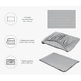 thumbnail image 4 of Juego De Sabanas Matrimonial Egipcian Premium 2,800 Hilos Modelo Gris Claro, 4 of 4