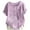 Purple, variant on Summer Shirts for Women Round Neck Short Sleeve Casual Fashion Printed Button T-Shirts
