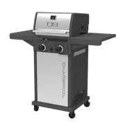 Charbroil Performance Series™ FlavorMax™ 2 Burner Gas Grill Cabinet with Foldable Side Shelves, Stainless Steel