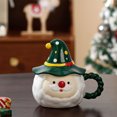 thumbnail image 1 of onlyliua para Interior/Exterior Sodas Navideñas de Cerámica de Gran Capacidad 380 Ml, Sodas de Papá Noel, Sodas Navideñas para Café, Chocolate Caliente, Feliz Navidad, Gran Regalo, 1 of 6