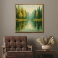 thumbnail image 3 of Framed Canvas Print Nature Landscape Wall Art Modern Decorative for Living Room Bedroom - 24"x24" NATURAL, 3 of 8