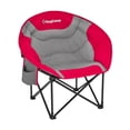 thumbnail image 1 of KingCamp Chaise de Camping Pliante Intérieure/extérieure, Rouge/gris, 1 of 6