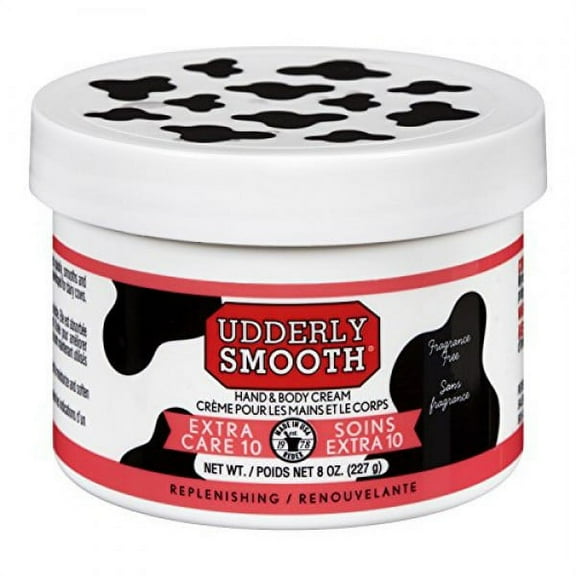 3 Pack Udderly Smooth Extra Care Cream Unscented with Urea 8 Oz Each