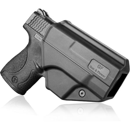 Polymer OWB Holster Fit Smith & Wesson M&P 9mm/.40 S&W Shield & M2.0 Trigger Lock System,Right Hand