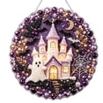 thumbnail image 2 of Diamond Art Kits Hanging Halloween Haunted House, DIY 5D Special Shaped Diamond Painting Craft Gem Art Rhinestone for Adults and Home Window Door Decor, Happy Halloween, 2 of 6