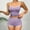 Purple, variant on MTBLYS Women's Nightgown Fashion Solid Color Cami Nightgown Leisure Loose Fit Crew Neck Sleeveless Sleepwear Summer Pajamas for Women