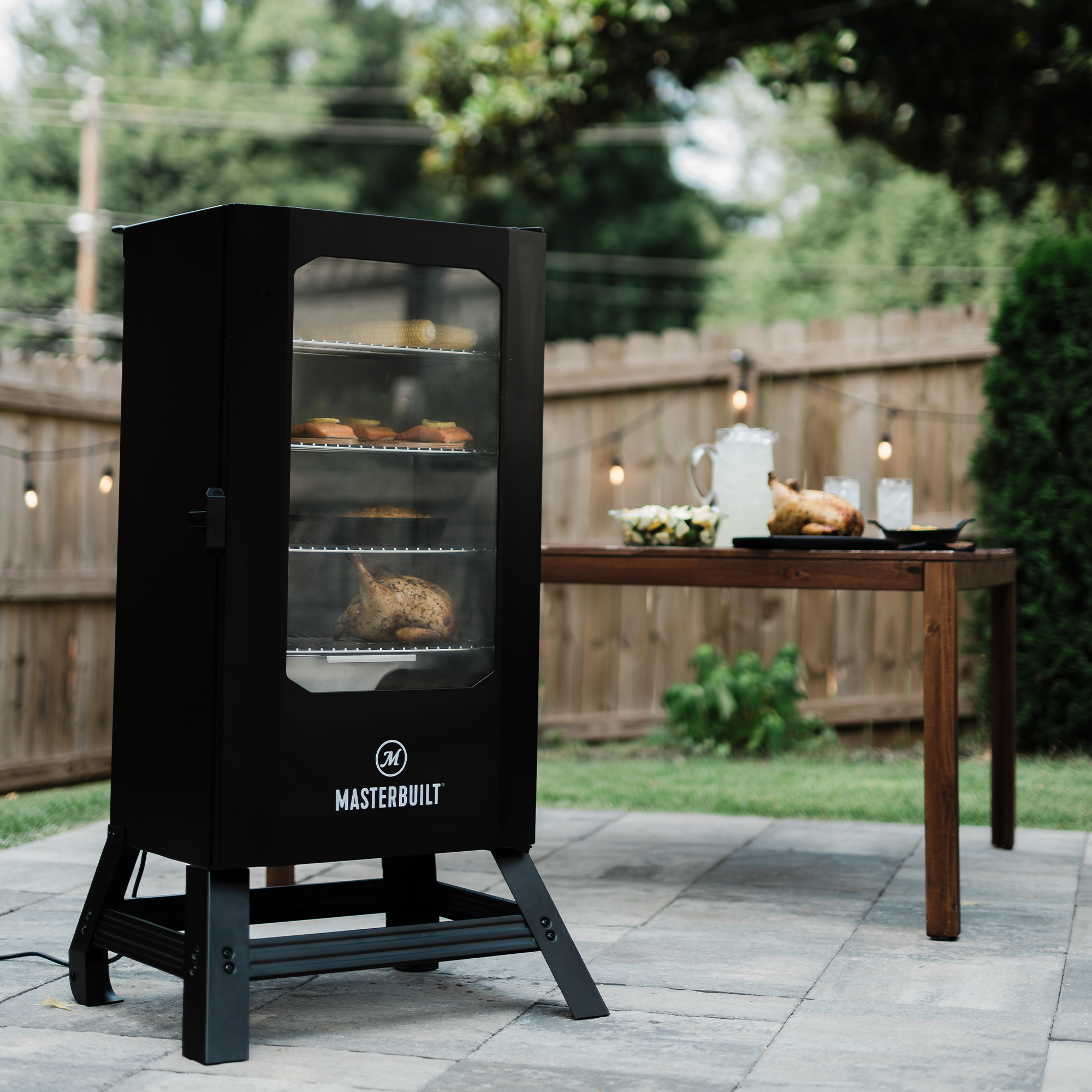 Masterbuilt 40 inch Digital Electric Smoker with Window and Legs