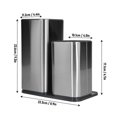 thumbnail image 5 of 2 in 1 Knife Holder with Cutting Board Organizer Stainless Steel Kitchen Storage Accessory, 5 of 5