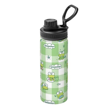 

Keroppi 20oz Tumbler With Lid Stainless Steel Vacuum Insulated Double Wall Travel Tumbler Durable Insulated Coffee Mug Thermal Cup With Splash Proof Sliding Lid
