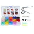 thumbnail image 1 of Sewing Accessories, Resin 15 Colors Practical Professional  Snap Fastener Set, For Home Women, 1 of 8