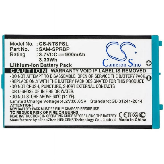 Replacement Battery for Nintendo Advance SP,AGS-001,GBA SP,PN:AGS-003,SAM-SPRBP,900mAh