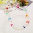 thumbnail image 3 of Minnieouse Collar de perlas Gargantilla de cuentas coloridas Cadena ajustable Joyería bohemia hecha a mano Mujeres Niñas Fiesta Playa Tipo Type1 NO1, 3 of 6