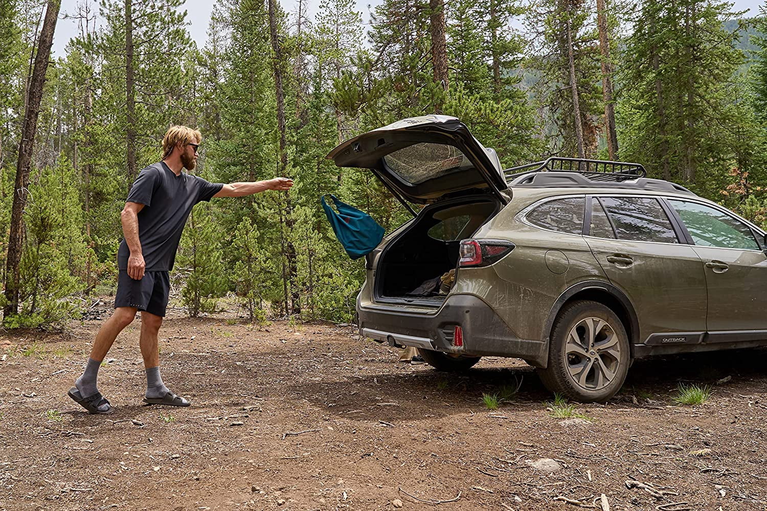 Kelty | Litter G'Tter, Deep Teal - Compact, Durable Overlanding Waste Bag