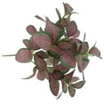thumbnail image 4 of Billuyoard 5 ramas de hojas de plantas artificiales, adorno de plantas para el hogar y la oficina, hojas falsas para fiestas de bodas, patrón Plantas Artificiales, 4 of 6