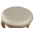 thumbnail image 2 of ACME Orianne Vanity Stool in Champagne PU & Antique Gold, 2 of 3